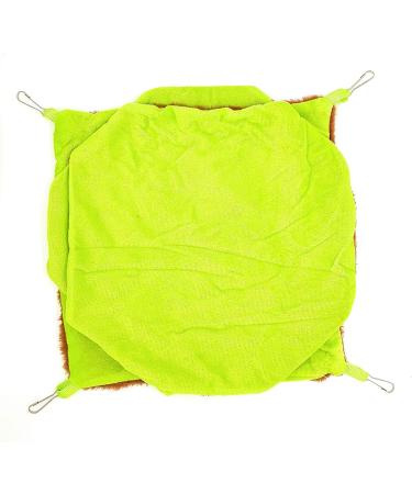 RatsLive Triple Hammock for Rats Hamsters Chinchillas & Squirrels - 35x35 cm Green | Buy Internationally - Buy Online on GoSupps.com
