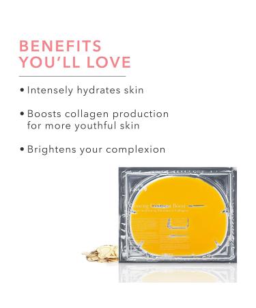 100% Pure Ginseng Collagen Boost Face Mask - Anti-Aging Vitamin C & Hyaluronic Acid for Firm Smooth Skin - 1 PC - Buy Online on GoSupps.com