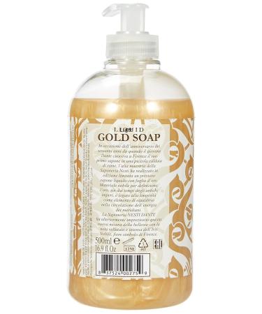 Nesti Dante Luxury Gold Soap - 60th Anniversary Liquid Hand & Face Soap (16.9 oz) - Premium International Shipping - Buy Online on GoSupps.com