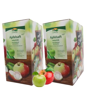 BLEICHHOF cloudy apple juice - direct juice vegan bag-in-box (2x3l) Apple juice 3 l (pack of 2)
