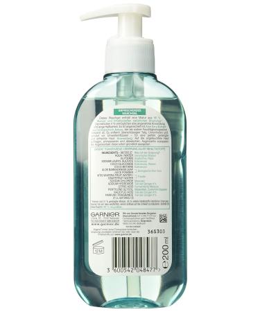 Garnier SkinActive Cleansing Gel with Aloe Extract | 200ml for Normal & Combination Skin - Hydrating & Gentle Cleanser - Buy Online on GoSupps.com