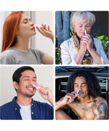 Ruduwu 4 Pack Nasal Stick Nasal Inhaler Stick Nose Inhaler Boost Energy Set Inhaler Sinus & Congestion Relief Daily Relaxation Stress Relief Pure Natural Ingredients - Buy Online on GoSupps.com