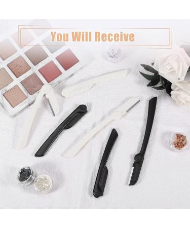 VOCOSTE 6 Pack Eyebrow Razors for Women - Foldable Facial Razors in Black & White | International Shipping Available - Buy Online on GoSupps.com