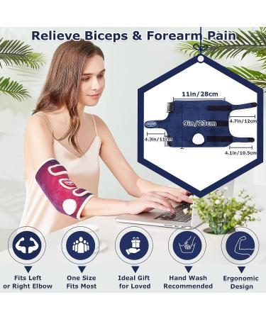 CAMECO Heated Elbow Wrap for Pain Relief | Electric Heating Pad for Tendonitis, Tennis Elbow & Arthritis | Dry Heat Therapy with Auto Shut Off | Adjustable for Arm, Leg, Knee | Men and Women - Ideal for Elbow Pain - Buy Online on GoSupps.com