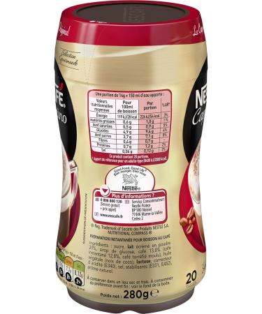 Nescaf Cappuccino Caf soluble Bo te 280g - Buy Online on GoSupps.com