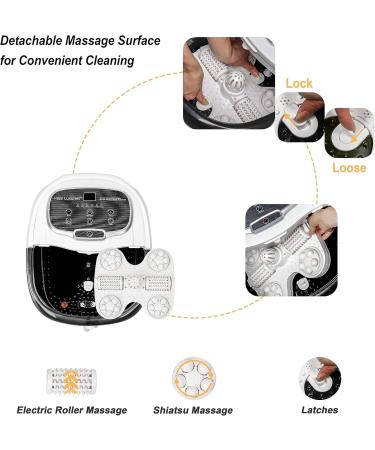 Buy H&B Luxuries Foot Spa Massager with Heat Stress Relief & Relaxation for All - International Shipping Available - Buy Online on GoSupps.com