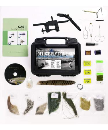 Creative Angler Deluxe Fly Tying Kit for Tying Flies. Our Most Popular Fly Tying Kit