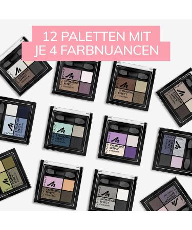 Manhattan Eyemazing Effect Eyeshadow Palette - 4 Shimmering Shades for Smokey Eyes - Rosy Wood 95C - International Shipping Available - Buy Online on GoSupps.com