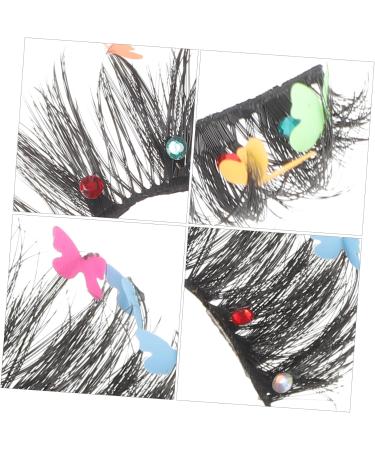 ABOOFAN 3 Pairs Fake Eyelashes False Lashes Halloween Decor False Eyelashes Individual Makeup Accessories Natural False Eyelashes Makeup Supplies Fluffy Chemical Fiber Cosmetics - Buy Online on GoSupps.com