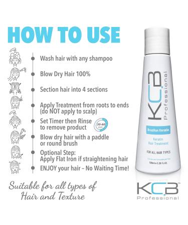 Brazilian Keratin 1 Step Hair Treatment Kit - Formaldehyde Free Frizz Control for All Hair Types At Home Solution - Buy Online on GoSupps.com