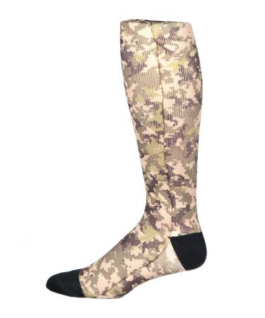 Celeste Stein Men's Therapeutic Compression Sock 0.15 oz Digital Camo