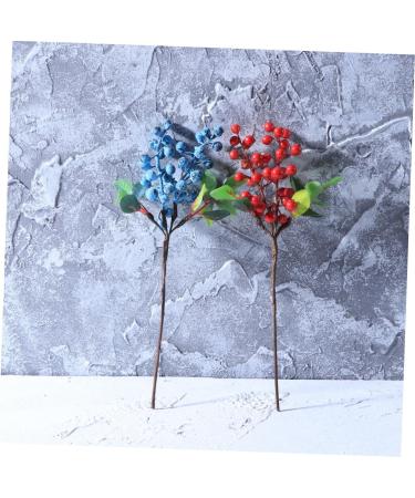 ABOOFAN 3pcs Coffee Shop Decor Artificial Berries Office Decoration Lifelike Berries Realistic Looking Berries Floral Decor Artificial Branches Fake Decorative Fruit Simulation Berries Red - Buy Online on GoSupps.com