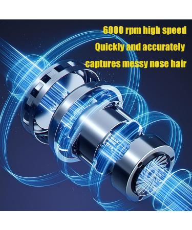 Buy Portable IPX7 Waterproof Ear & Nose Hair Trimmer - Rechargeable Dual Edge Blade Dust Protection Cap - Best International Shipping - Buy Online on GoSupps.com