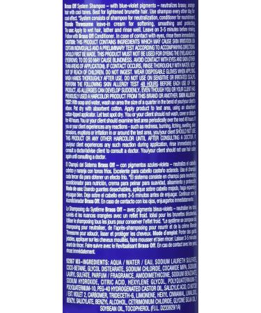 Matrix Total Results Brass Off Blue Shampoo 10.1 Fl Oz | Neutralizes Brassy Tones in Lightened Brunettes | Color Depositing Shampoo for Color Treated Hair - Buy Online on GoSupps.com