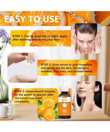 3 Pack Vitamin C Serum for Face - Restore Skin Tone & Repair Epidermal Barrier | 1fl oz (30ml) - International Shipping Available - Buy Online on GoSupps.com