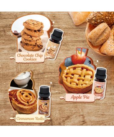 SALKING SALKING Essential Oil Set for Baking Aromatherapy Diffuser Fragrance Oils 6 Chocolate Cookies Apple Pie Cinnamon Pies V - Buy Online on GoSupps.com