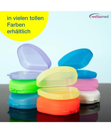 Wellsamed KFO Rail Box Mini - Transparent Blue Storage for Braces & Dental Splints | International Shipping - Buy Online on GoSupps.com