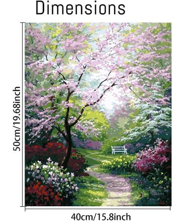 Flower Paint by Numbers Kit for Adults & Kids - Acrylic DIY Painting Set on Canvas - Home Wall Decor - MT10943 - Buy Online on GoSupps.com