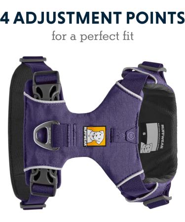 Luffwear Front Range Dog Harness - Reflective Padded Anti-Escape - Purple Sage - Large/X-Large - International Shipping Available - Buy Online on GoSupps.com