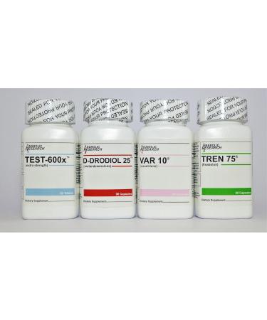 Strength Stack Test Support System - Test-600x D-dodriol 25 VAR 10 Tren 75 | 1 Month Supply - Best for International Shipping - Buy Online on GoSupps.com