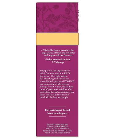 Burt's Bees Renewal Day Lotion SPF 30 Firming Face - 1.8 oz - Buy Online on GoSupps.com