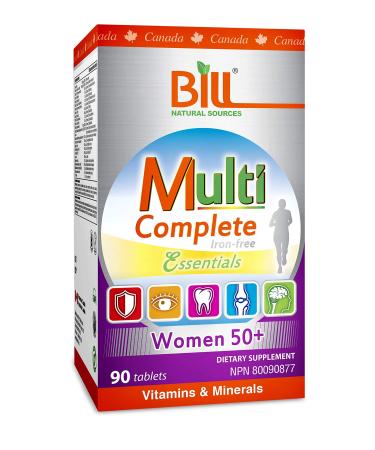 Bill Natural Sources Multi Complete Essentials For Women 50+ 90 count