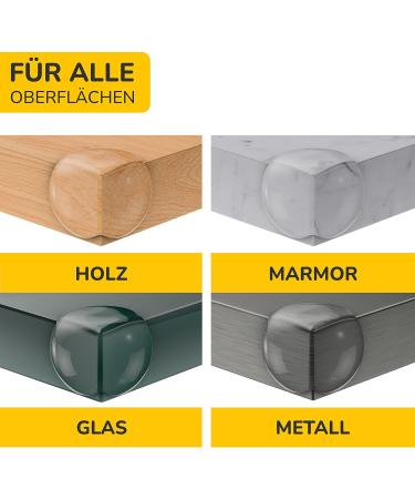 BORBEEDge Protection & Corner Guard - 12-Piece Set for Baby Safety | Transparent Strong Hold Easy to Apply Furniture Protection - Buy Online on GoSupps.com