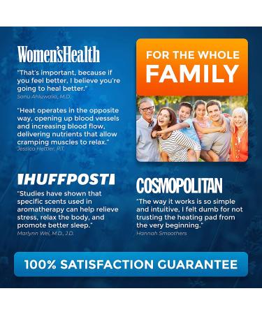 PhysioNatural Microwavable Heating Pad with Herbal Aromatherapy for Instant Muscle Pain Relief and Relaxation - Buy Online on GoSupps.com