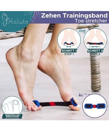 HALUTO 6-in-1 Hallux Valgus Correction Set | Bunion Splint Toe Separator & Socks for Effective Relief - Buy Online on GoSupps.com