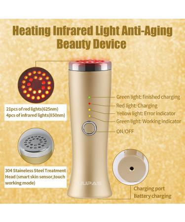 FDA Cleared Red Light Therapy Facial Massager for Anti-Aging and Wrinkle Removal - Buy Online on GoSupps.com