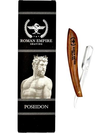 Roman Empire Shaving Poseidon Razor Set - Includes 20 Astra Derby Shark & Treet Blades | Premium International Shipping - Buy Online on GoSupps.com