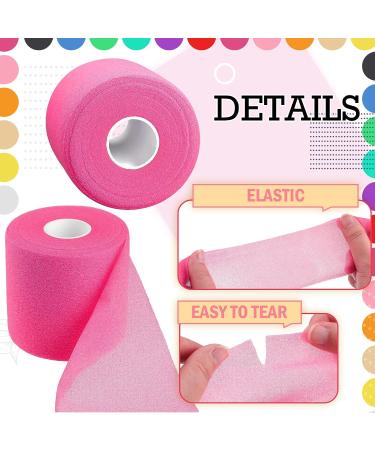 12-Pack Foam Prewrap Athletic Tape - Assorted Colors | Breathable Sports Wrap for Running, Hiking & Hair - Buy Online on GoSupps.com