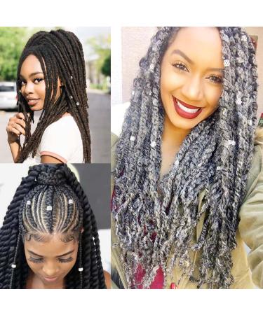 Dreadlock Accessories Set - 58 Pcs Hair Rings, Beads & Clips for Hair Braiding - Everyday and Festive Hair Accessories with Good Ductility - Buy Online on GoSupps.com