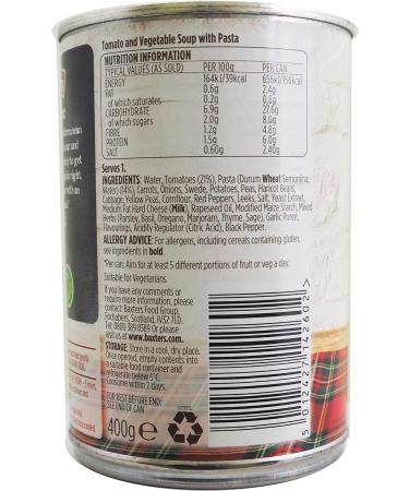 Baxters Favourites Minestrone Soup 400g - Buy Online on GoSupps.com