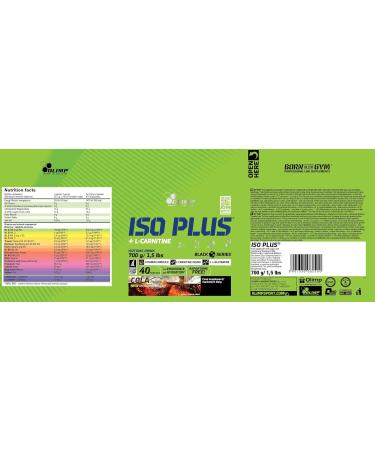 Olimp Sport Nutrition Iso Plus Cola 700g | Premium Whey Protein Isolate for Muscle Recovery & Performance | Buy Internationally - Buy Online on GoSupps.com
