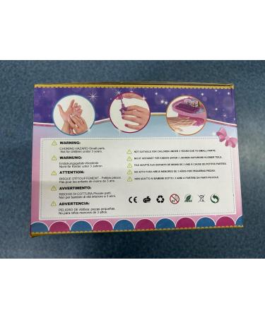 FORMIZON Nail Polish Set Girls with Nail Dryer Nail Art Crafts Kit Toys for Kids Girls Age 5 6 7 8 9 Nail Salon Accessories with Eyeshadow/False Nail/Glitter Makeup Kit Party Supplies for Girl Violet1 - Buy Online on GoSupps.com