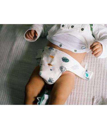 Organic Peebuddies 3-Pack - Absorbent Diaper Changing Cover for Baby Boys - Essential Baby Accessory (Blue Birds) - Buy Online on GoSupps.com