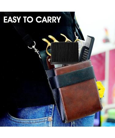 2 x Hairdresser Brushes Set - Neck Hair Cutting & Cleaning Brushes | Hairdressing Accessories (2PCs Black) - Buy Online on GoSupps.com