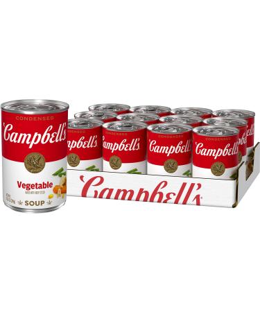 Campbells Condensed Vegetable Soup, 10.5 Ounce Can (Pack of 12) Vegetable 10.5 Ounce (Pack of 12)