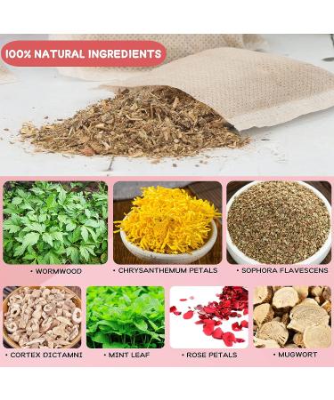 Organic Yoni Herbs for Feminine Cleansing, Tightening, Postpartum Care - 20 Bags - Buy Online on GoSupps.com