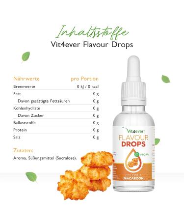Buy Flavor Drops 3x50ml Bundle - Sweet Breakfast 2 - Zero Calorie Blueberry Muffin Vanilla & Coconut Macaroon - International Shipping Available - Buy Online on GoSupps.com