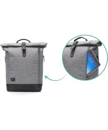 Fillikid Berlin Wrap Backpack | Baby Diaper Bag with Stroller Attachment Diaper Pad & Bottle Warmer - Gray/Black - Buy Online on GoSupps.com