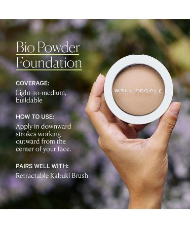 WELL PEOPLE Bio Pressed Powder Foundation | Clean Non-Toxic Beauty (2W - Fair Golden Undertone) - Buy Online on GoSupps.com