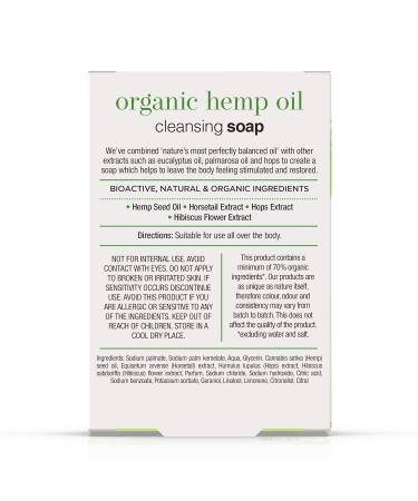 Buy DR ORGANIC Hemp Oil Soap - Nourishing & Natural 0.104 kg | International Shipping Available - Buy Online on GoSupps.com