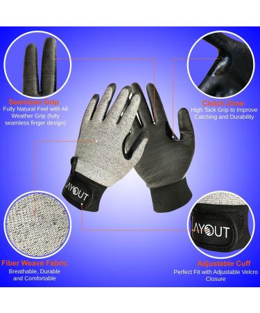 Layout Lite Ultimate Frisbee Gloves - Seamless Design - Medium-Large (One Pair) - Buy Online on GoSupps.com