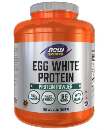 Now Foods Sports Egg White Protein Powder 5 lbs (2268 g)
