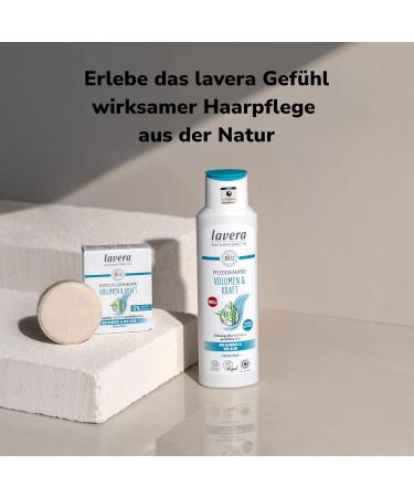  lavera lavera Volume & Strength Care Shampoo - Silicone-free - Intensely moisturizing and gentle care - Vegan - Natural cosmetics - 250 ml - Buy Online on GoSupps.com