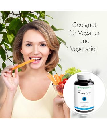 Pro Vision Eyes - Eye Vitamins for AMD | 90 Vegan Capsules with Vitamin A C Zinc & Riboflavin | Energy Balance Quality from Switzerland - Buy Online on GoSupps.com