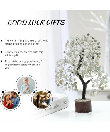 Jade Stone Bonsai Tree: Real Crystals & Healing Stones - Spiritual Gifts for Women, Desk Decor for Living Room & Office - Green Jade Tree - Buy Online on GoSupps.com