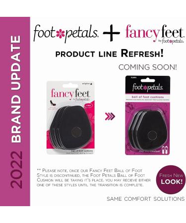 Foot Petals Women's Rounded Black One Size - 3 Pair Pack - Buy Online on GoSupps.com